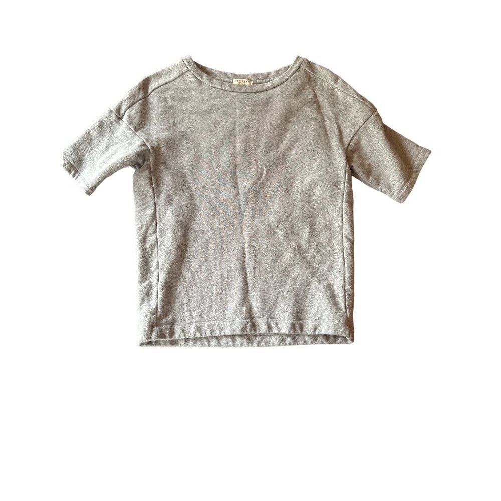 Demylee‎ New York Gray Cotton Short Sleeve T-Shirt XS